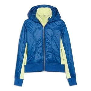 Chaqueta softshell con capucha Lululemon azul/neón Uba - 12 - Imagen 1 de 11