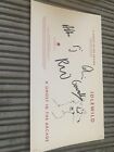 Idlewild Fully Signed Promo Press Card 10x6 Inches A Ghost In The Arcade