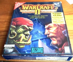 Warcraft II Tides of Darkness Mac/Power Mac, PC Completo CAJA GRANDE - Imagen 1 de 9
