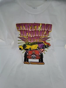 Camiseta Street Rod Nationals 2005 blanca este mediana York Pennsylvania - Imagen 1 de 5