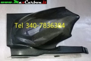 CARBONIO KAWASAKI Z750 2007 2012 PARAFANGO POSTERIORE COPRI CATENA CARBON REAR - Foto 1 di 3