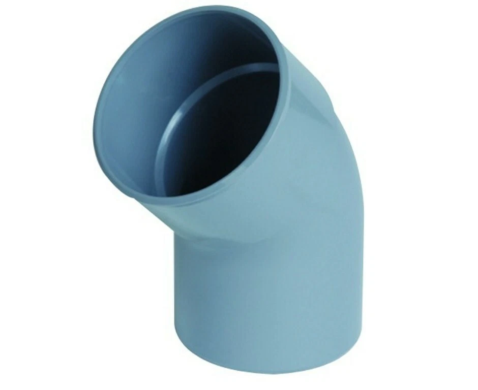 CURVA SCARICO INCOLLAGGIO PVC A 45° MASCHIO FEMMINA NICOLL