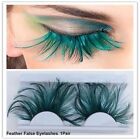 Exaggeration  Eyelashes Extension 3D Thick Winged  Feather False Eyelashes