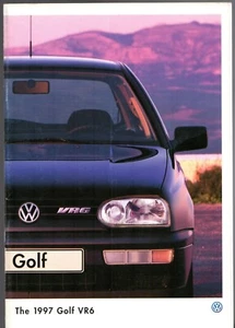 Volkswagen Golf VR6 2.8 Mk3 1996-97 UK Market Sales Brochure 3-dr 5-dr - Picture 1 of 2
