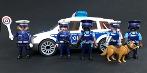 Playmobil Police Car with Lights & Sound, 5 Figures,, Station Door & Carry Case. - Picture 1 of 24
