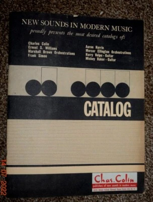 VTG 'NEW SOUNDS IN MODERN MUSIC," CATALOG, Pre-Owned, Pre-Zip Codes, Chas. Colin - Image 1 of 3