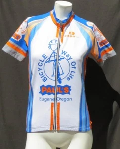 CAPOFORMA Italy Women’s Full Zip Short Sleeve Cycling Jersey Top sz S Eugene OR - Picture 1 of 4
