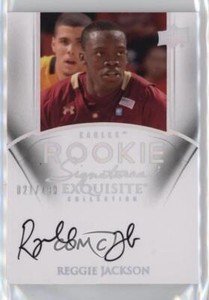 2011-12 Exquisite Collection Rookie Signatures 21/199 Reggie Jackson #70 Auto