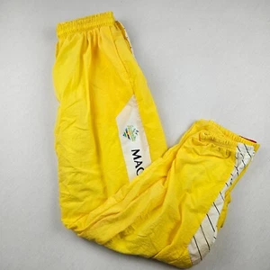 MENS VINTAGE MACCABIAH GAMES AUST Parachute Track Pants Size S - Foto 1 di 6
