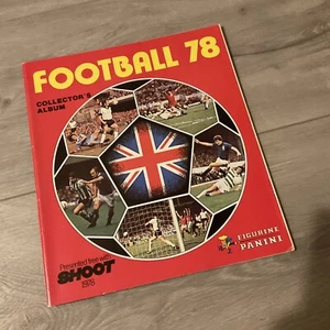 Football 78 Panini sticker album division 1 near empty superb condition - Picture 1 of 9