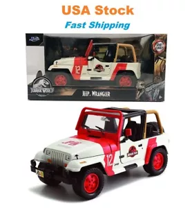 Jurassic World - Jeep® Wrangler (1992) JADA Diecast Model Car 8" 1:24, 97806 - Picture 1 of 12