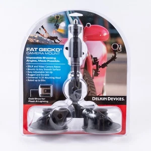 Delkin Devices Fat Gecko Dual Suction DSLR Camera Mount DDMOUNT-SUCTION New - Picture 1 of 12