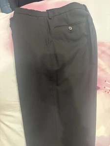 Men Valentino Black Pants Wool - Picture 1 of 3