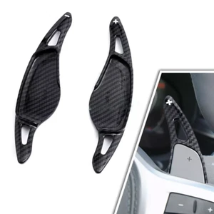 For BMW Carbon Fiber Steering Wheel Paddle Shifter Shift Extension Accessories - Picture 1 of 6