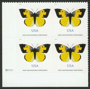 #5346 California Dogface Butterfly, Plate Block [LL] **ANY 5=FREE SHIPPING** - Picture 1 of 1