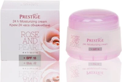 Crema per viso idratante 24h "Vip`s Prestige" 50ml Rose & Pearl