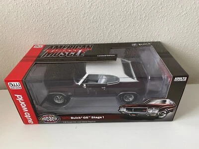 Auto World 1: 18 1970 别克 GS Stage 1 压铸限量版 AMM1296 — 第 1/2 张图片