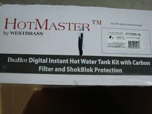 Westbrass DT1F2051-26 Contemporary 10 in. Hot and Cold Faucet with HotMaster Dig - Picture 1 of 9