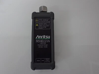(AS-IS)Anritsu 1-PORT USB ShockLine Network Analyzer MS46121A,6GHz,Booting Error - Image 1 of 4
