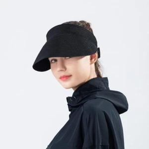 OH!SUNNY Straw Hats Beach Wide Brim Summer Sun Visor Hat Roll-up Caps for Women - Picture 1 of 18