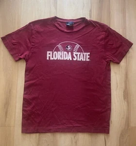 FSU Florida State Seminoles Baseball Softball T-Shirt Youth Size L - Picture 1 of 3