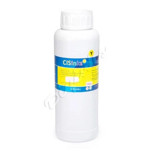 500ML Large Yellow INK Refill Bottle Compatible With Brother LC71 LC75 Cartridge - Picture 1 of 6