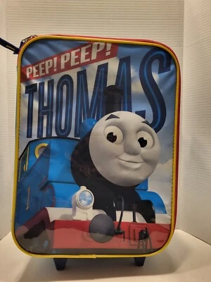 Thomas the Tank Engine Peep Peep Boys 16" Grande Escuela Maleta con Ruedas Bolsa Foto 1 de 4