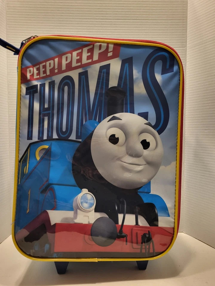Thomas the Tank Engine Peep Peep Boys 16" Bolsa de Mala Escolar Grande Rolante - Imagem 1 de 4