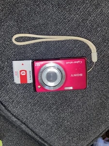 Sony Cyber-shot DSC-W270 Red 12.1 MPDigital Camera 0060 WORKS! - Imagen 1 de 8