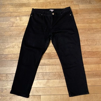 Jeggings Juicy Couture para mujer talla 12 negros elásticos tiro medio recortados  Foto 1 de 4