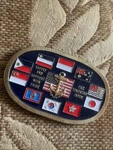 Oval challenge coin United States Navy ship to shore shore to ship USN - Bild 1 von 10