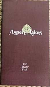 ASPEN LAKES  - Players' Book - New - SISTERS, OREGON See description - Picture 1 of 8