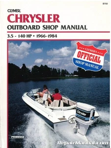 Clymer Chrysler 3.5 - 140HP 1966-1984 Outboard Shop Manual - Picture 1 of 1