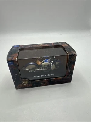 Indian Four 1939 Blue and White 1:32 Cast by Indian Motorcycles - Image 1 of 2