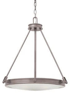 Hinkley Lighting 3384 Collier 4 Light 21-1/2"W Pendant - Nickel - Picture 1 of 11
