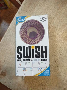 2011 SWISH Flip Rotate Stack Pattern Making Card Game ThinkFun New Sealed - Bild 1 von 2