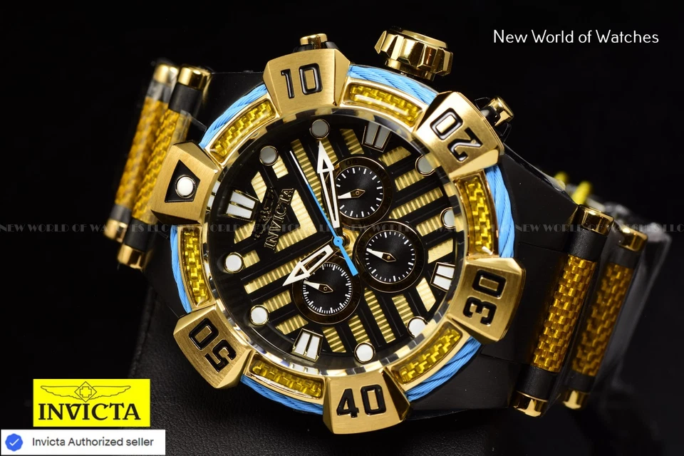 Invicta Men's Bolt 52mm Quartz Chronograph Watch IN-46531