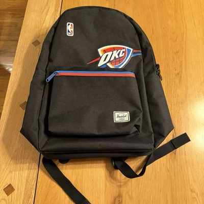 Oklahoma City Thunder Backpack Herschel Brand NBA Black Logo - Image 1 of 4