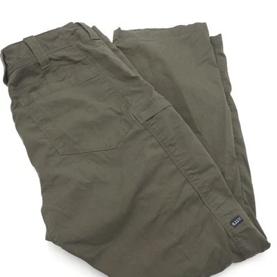 Calça tática masculina 5.11 34x30 verde utilitária carga vestuário de trabalho externo 74434 leitura - Imagem 1 de 4