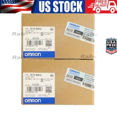 New Omron CP1W-MAD42 CP1WMAD42 IN/OUT Unit In Box - Image 1 of 4