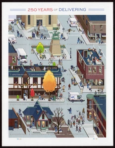 Scott #6024 USPS 250 Jahre Lieferbogen mit 20 Forever Briefmarken - postfrisch - Bild 1 von 1
