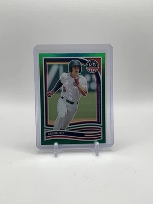 2024 Panini Stars and Stripes - Griffin Enis #154 Green (RC) - Image 1 of 2