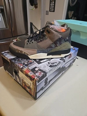 Size 13 - Jordan 3 Retro Patchwork 2021 BRAND NEW IN BOX AWESOME COLORWAY  - Image 1 of 4