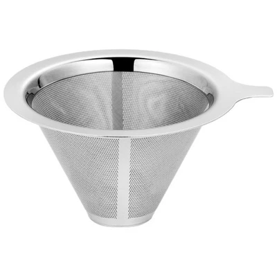 Coffee Filter Dripper Refillable Cup Reusable Basket Cone Filters - Image 1 of 4