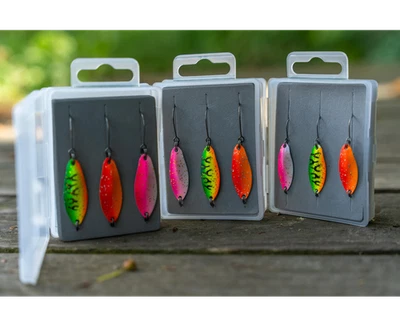 Juego de cucharas/señuelos de pesca Zebco Target Fish Truut UL Foto 1 de 4