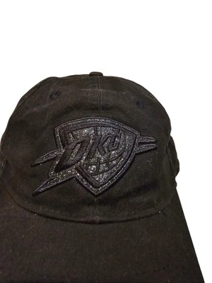 Oklahoma City Thunder Mujer New Era 9Twenty Brillo NBA Sombrero Negro Bling O/s  Foto 1 de 4
