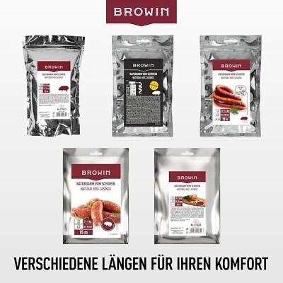 Naturdarm für Wurst Premium Naturdarm für hausgemachte Würstchen, Bratwurst - Bild 1 von 4
