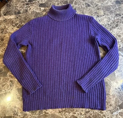 Women's Gaeltarra Sweater Size Large Turtle Neck Made In Ireland Pure New Wool! - Image 1 of 4