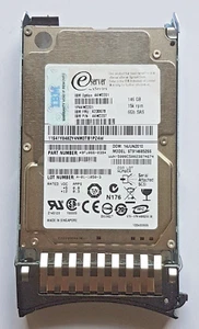 146 GB SAS 6Gb/s IBM xSeries 44W2201 15K SFF Slim-HS HDD 2.5" Hard Drive + Caddy - Picture 1 of 1
