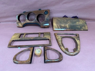 Jaguar XK8 XKR Front Dashboard Center Console Trim Wood OEM 116K Miles - Image 1 of 4